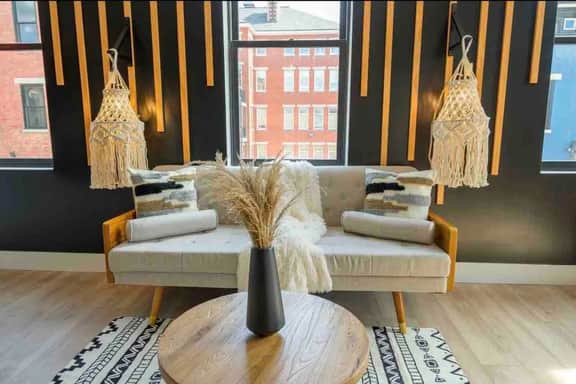 We have updated this sofa to a black, 3 - seater sofa.
